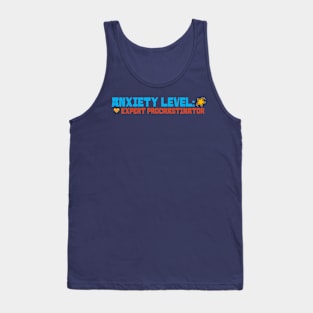 Anxiety Level: Expert Procrastinator Behavioral Health Tank Top